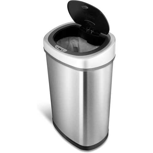 13 Gal 50L Touchless Infrared Motion Sensor Trash Can | TekChoice Electronics