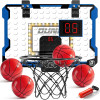 Indoor Mini Hoop Set: LED Light, Scoreboard, and 4 Balls for Hoop | TekChoice Electronics