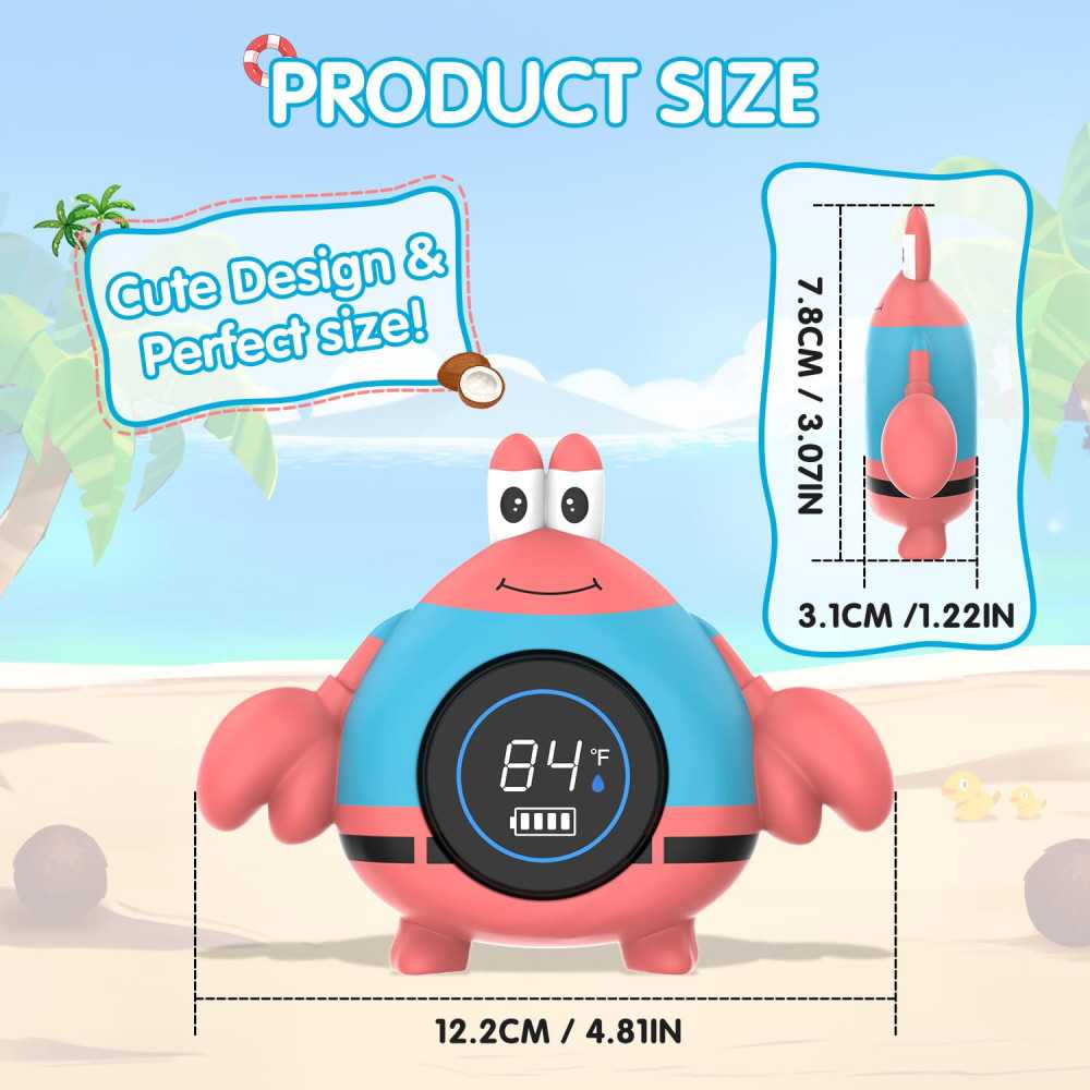 Rechargeable Thermometer For Your Baby's Bath Time Essential | TekChoice Electronics