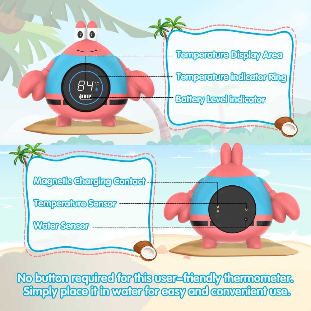 Rechargeable Thermometer For Your Baby's Bath Time Essential | TekChoice Electronics