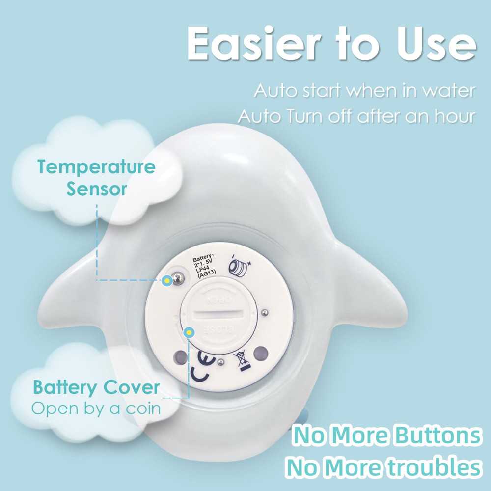 Baby Bathtub Thermometer and Toy Combo for Stress-Free Bath Time | TekChoice Electronics