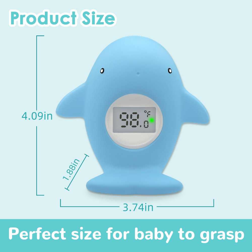 Baby Bathtub Thermometer and Toy Combo for Stress-Free Bath Time | TekChoice Electronics