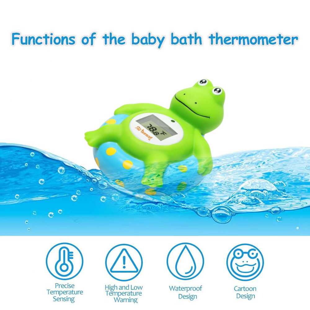 Froggy Baby Bath Thermometer that Keeps Kids Safe and Smiling in the Tub | TekChoice Electronics