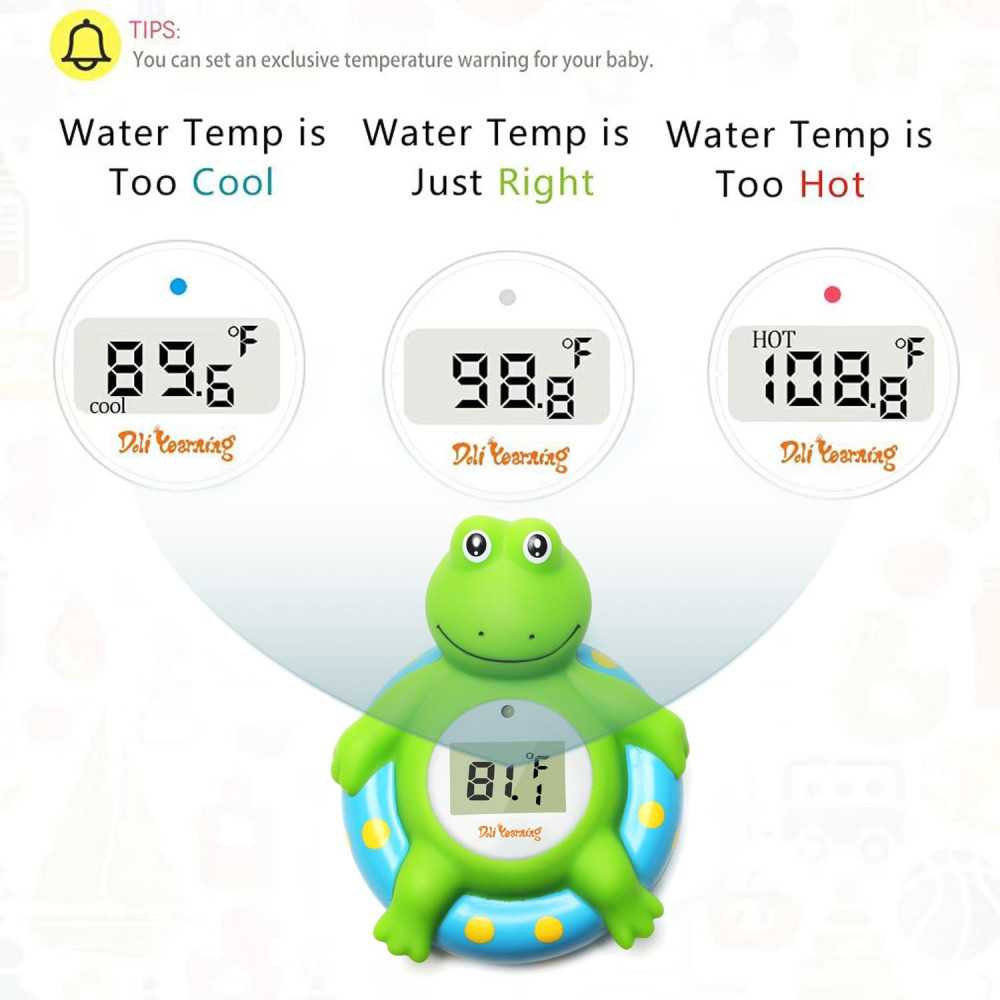 Froggy Baby Bath Thermometer that Keeps Kids Safe and Smiling in the Tub | TekChoice Electronics