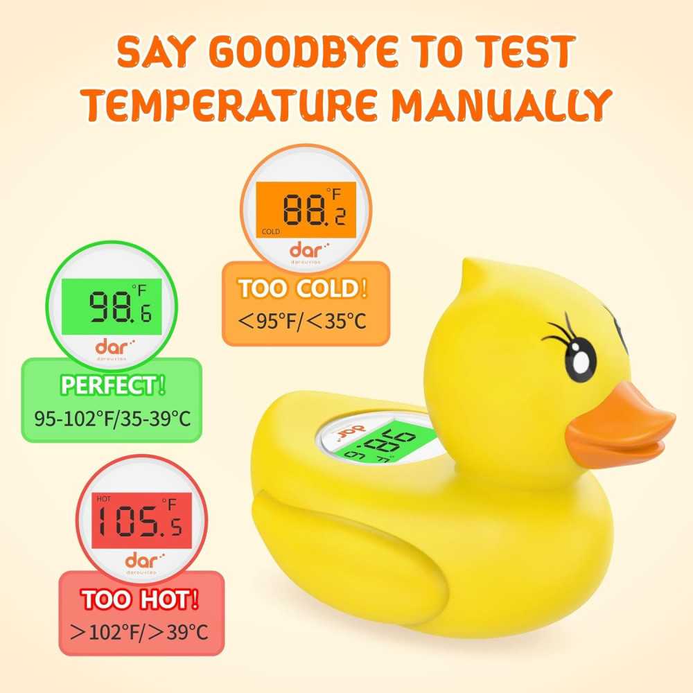 Digital Baby Bath Thermometer for Precise Water Temperature Control | TekChoice Electronics