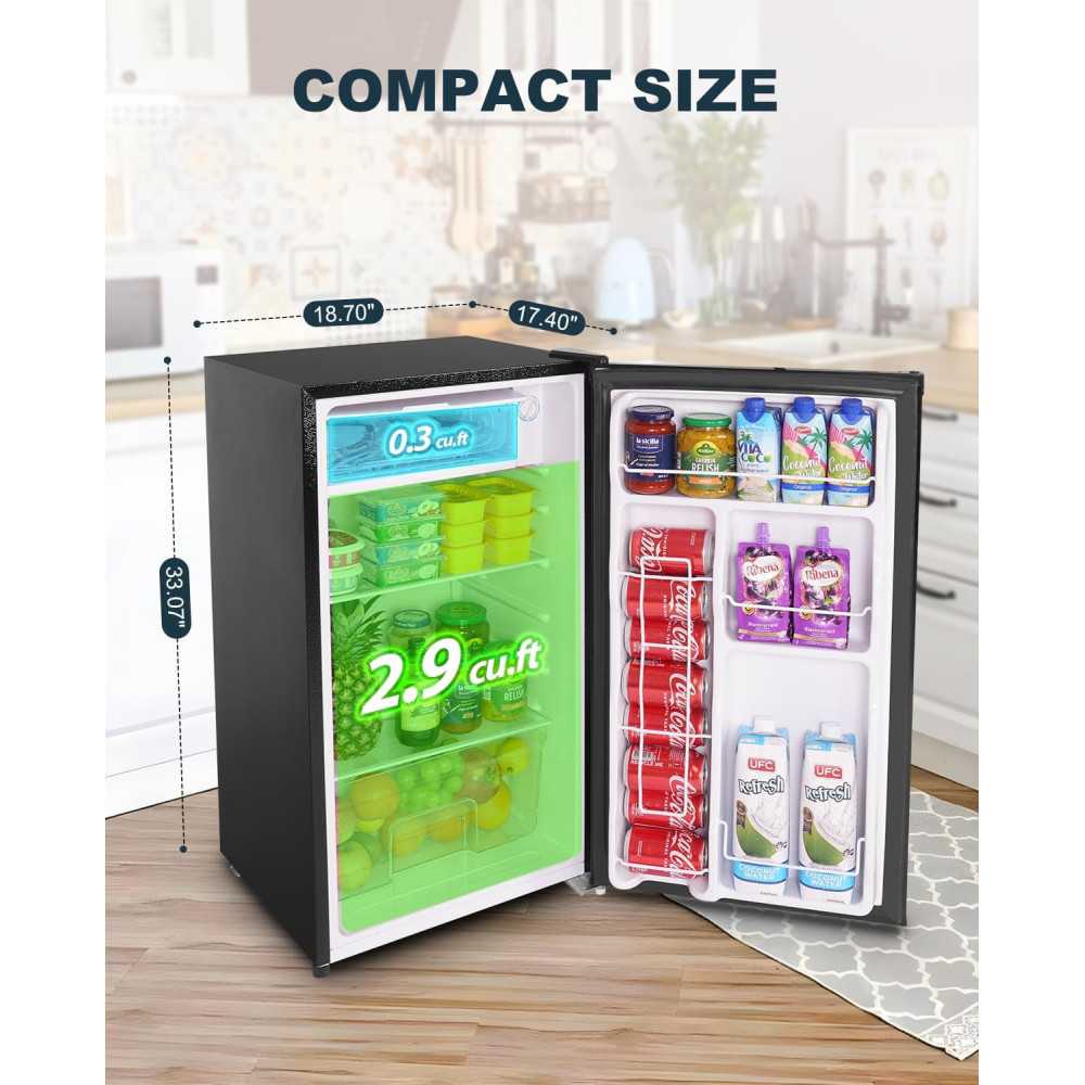 Compact Mini Fridge with Freezer for Bedrooms, Offices, and Dorms | TekChoice Electronics