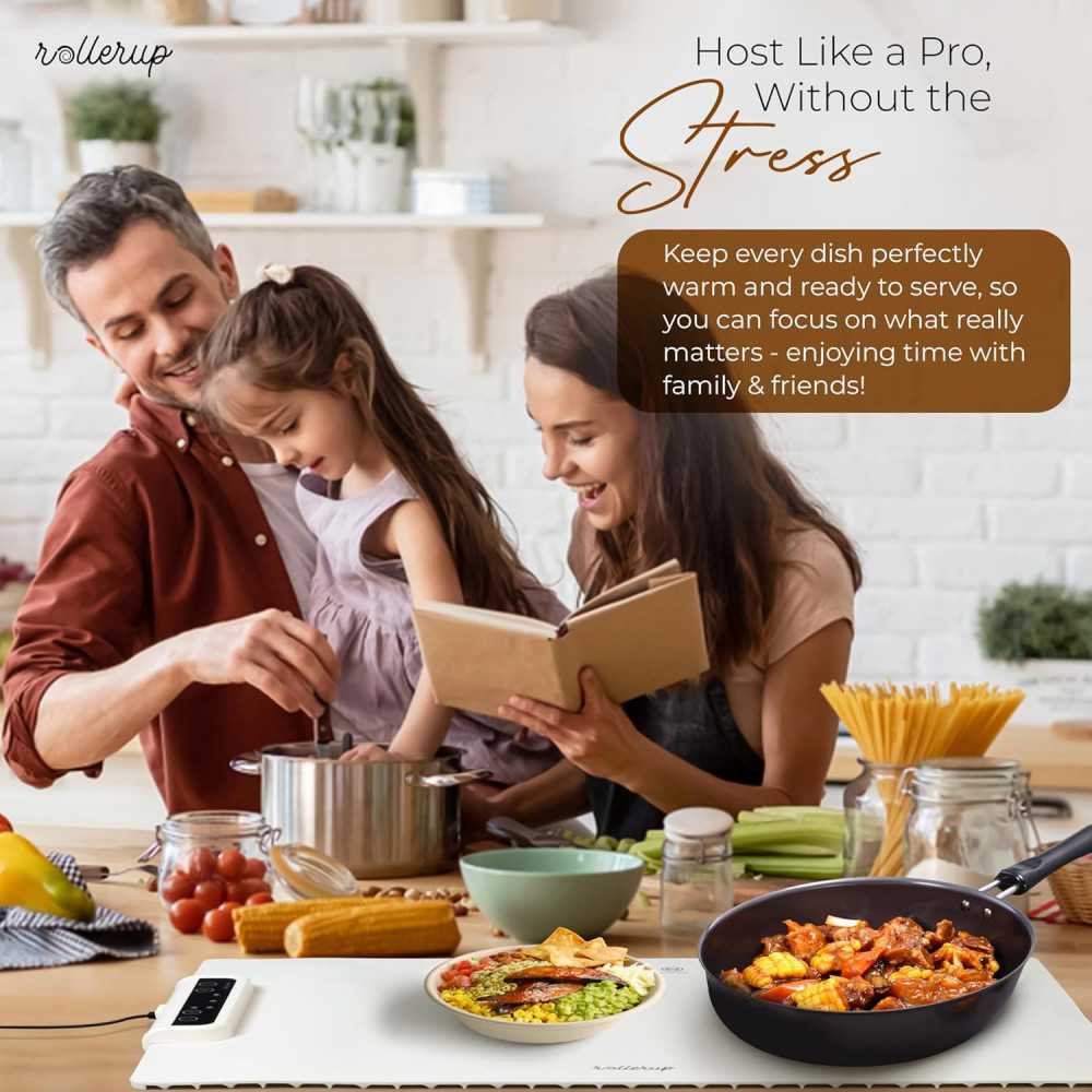 Portable Electric Food Warming Mat for Effortless Party Prep | TekChoice Electronics