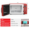 Vintage-Inspired Retro Microwave Oven with Modern Features | TekChoice Electronics
