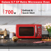 Vintage-Inspired Retro Microwave Oven with Modern Features | TekChoice Electronics