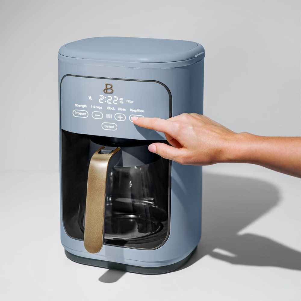 14-Cup Touch-Activated Programmable Coffee Maker with Automatic Shut-Off and Keep Warm Feature | TekChoice Electronics