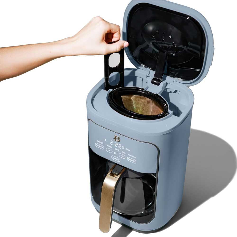 14-Cup Touch-Activated Programmable Coffee Maker with Automatic Shut-Off and Keep Warm Feature | TekChoice Electronics