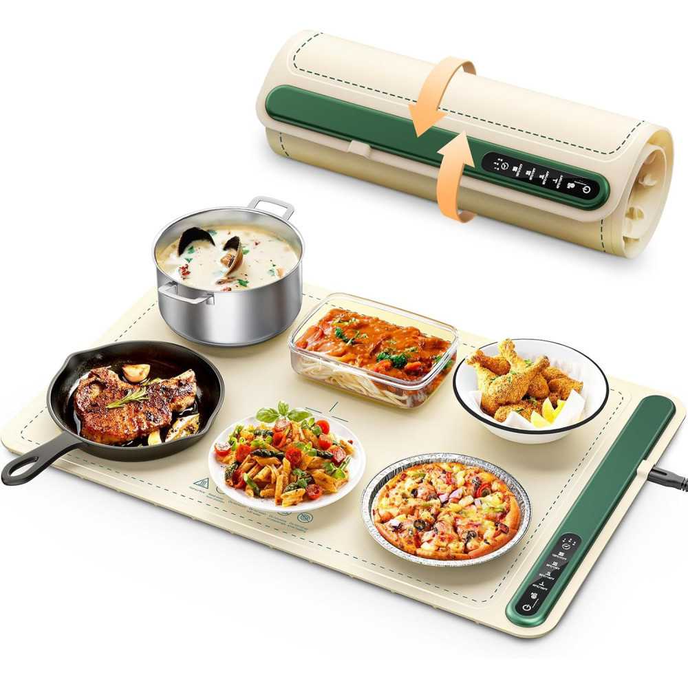 Portable Food Warming Mat for Parties and Home Travel | TekChoice Electronics Portable Food Warming Mat for Parties and Home Travel | TekChoice Electronics