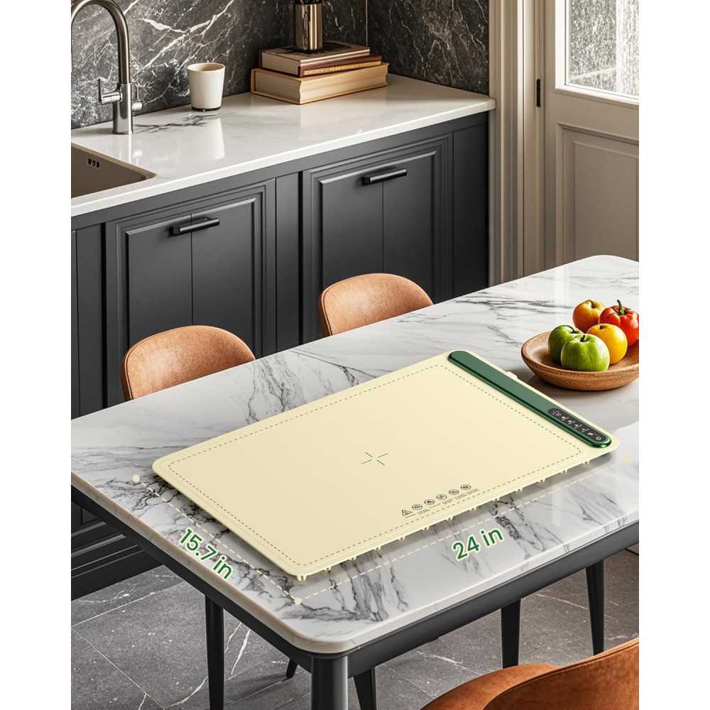 Portable Food Warming Mat for Parties and Home Travel | TekChoice Electronics