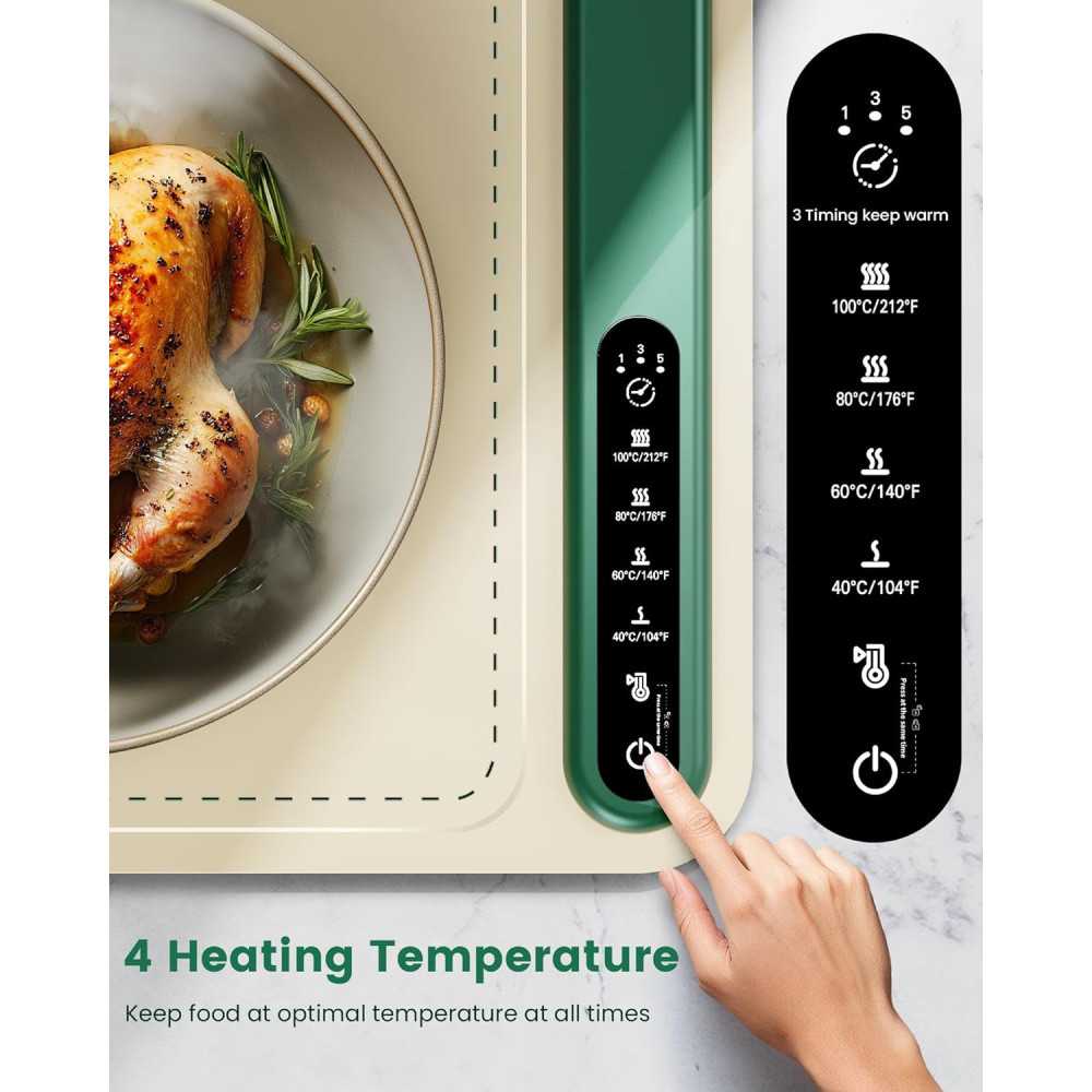 Portable Food Warming Mat for Parties and Home Travel | TekChoice Electronics