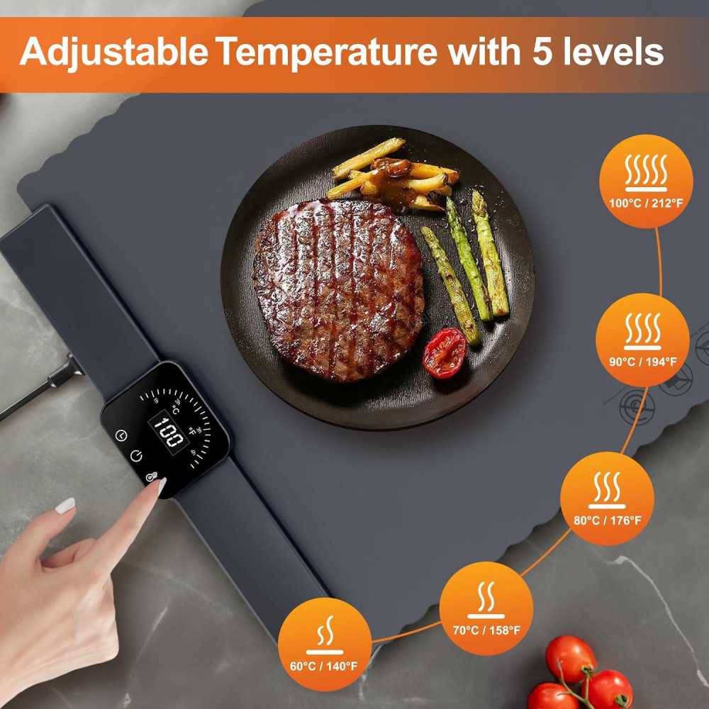 Silicone Food Warmer for Parties and Home Use | TekChoice Electronics