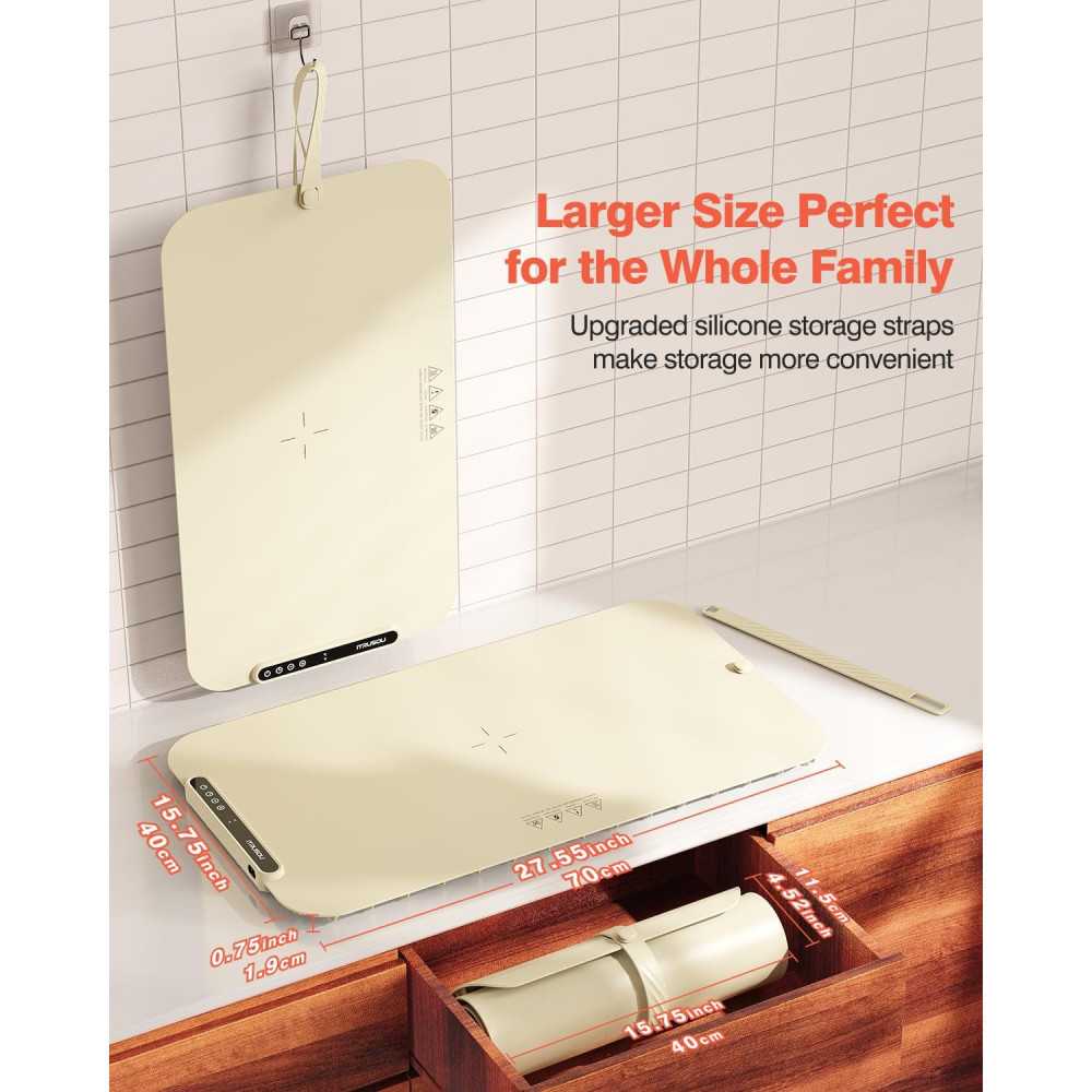 Electric Food Warming Mat for Buffets, Parties, and Everyday Dining | TekChoice Electronics