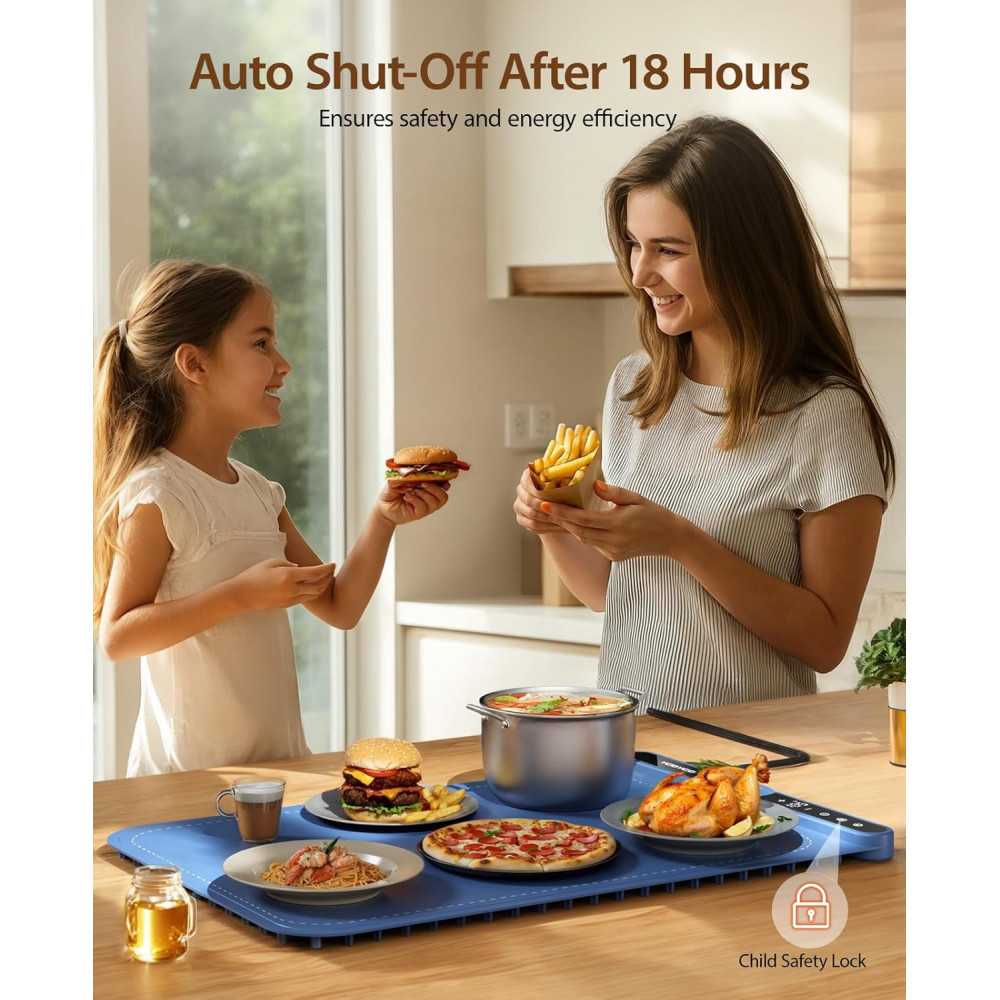 Electric Warming Mat for Perfectly Warm Meals Anywhere | TekChoice Electronics
