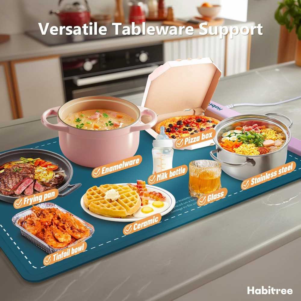 Silicone Food Warming Solution for Parties and Home Dining - Effortless Heating with Portable Convenience | TekChoice Electronics