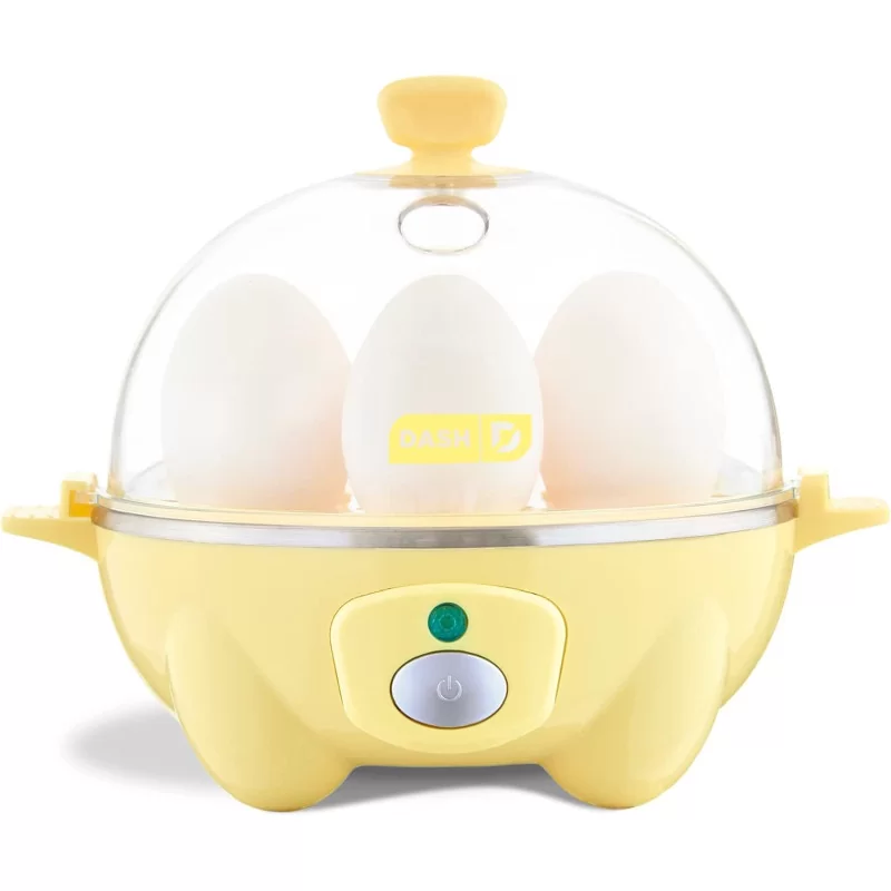 DASH Rapid Egg Cooker - 6 Egg Capacity For Hard Boiled Eggs w/ Auto Shut Off Feature