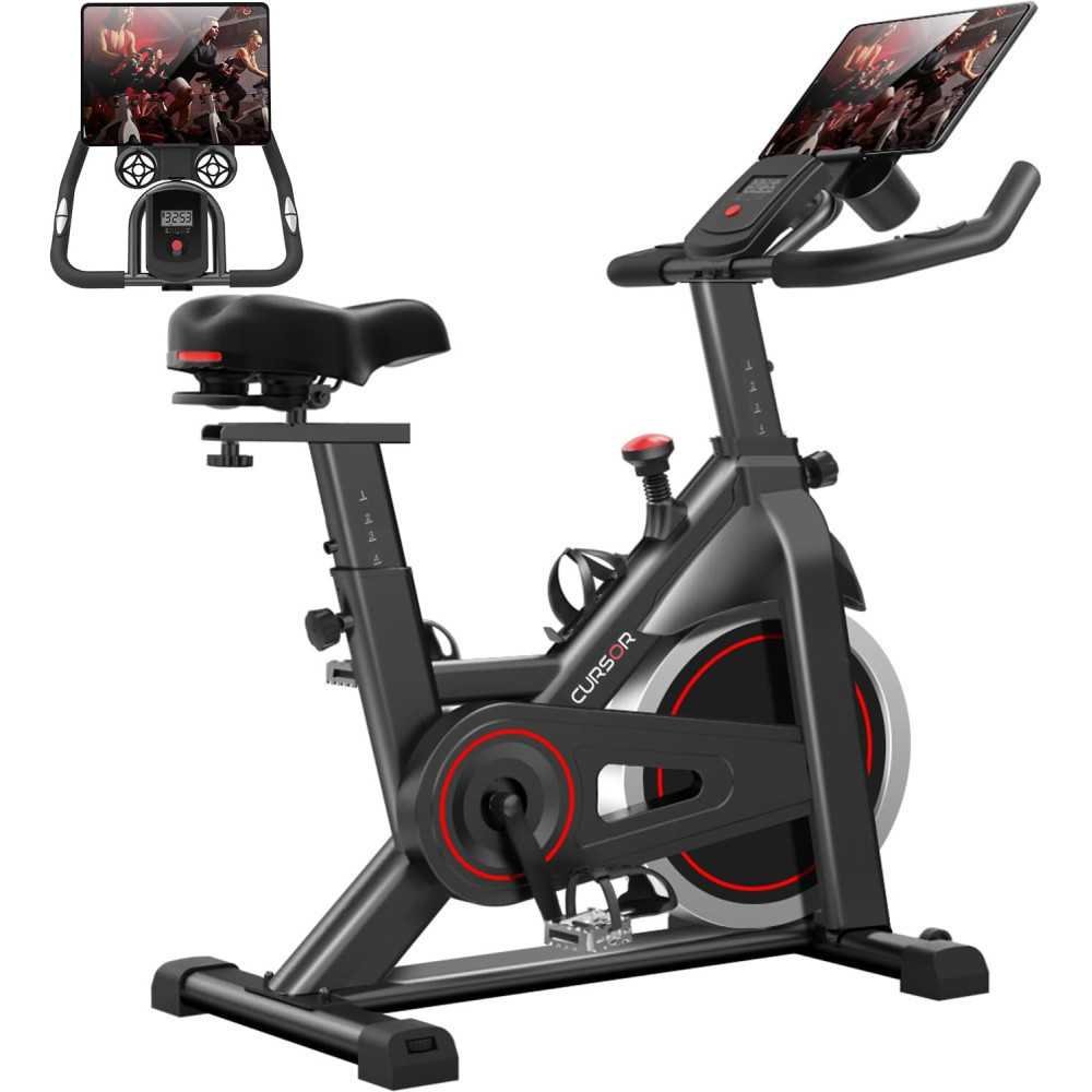 Stationary Indoor Silent Cycling Bike, Customizable Comfort, and Smooth Riding Experience | TekChoice Electronics