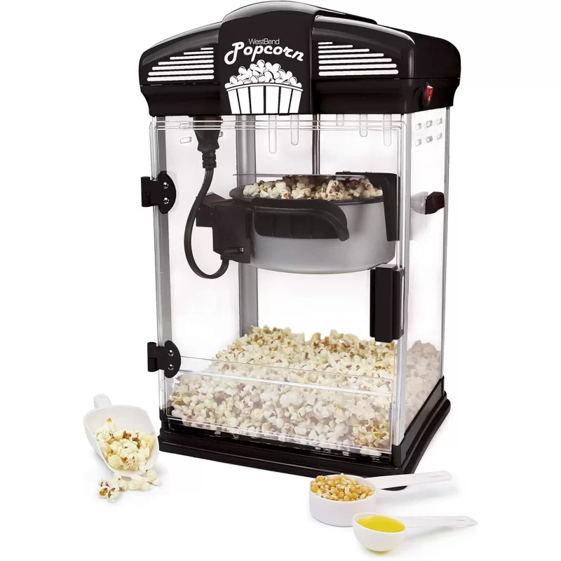 West Bend 82515B Hot Oil Movie Theater Style Popcorn Popper Machine
