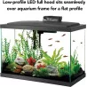 Aquarium Starter Kit: 20 High w/ LED Lighting, Bacteria Supplements, and Cleaning Magnets