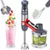 (800W) Mueller Smart Electric Hand Blender w/ 12 Speed and Turbo Mode