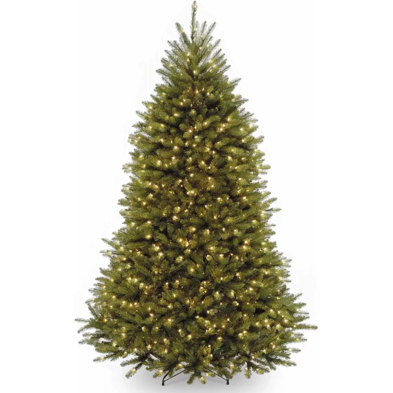 (7.5 Feet) Pre-Lit Artificial Full Christmas Tree