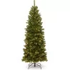 Pre-Lit Artificial Slim Christmas Tree