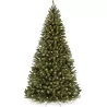 Pre-Lit Spruce Artificial Holiday Christmas Tree w/ 250 Incandescent Lights, 798 Branch Tips, Easy Assembly Metal Hinges and Fol