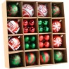(2023)  Shatterproof Plastic Christmas Tree Ornaments Balls