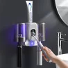 Wekity Automatic Toothpaste Dispenser and Toothbrush Holder