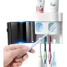 Toothbrush Holder & Toothpaste Dispenser Set