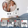 WEKITY Multi-Functional Toothbrush Holder Wall Mount