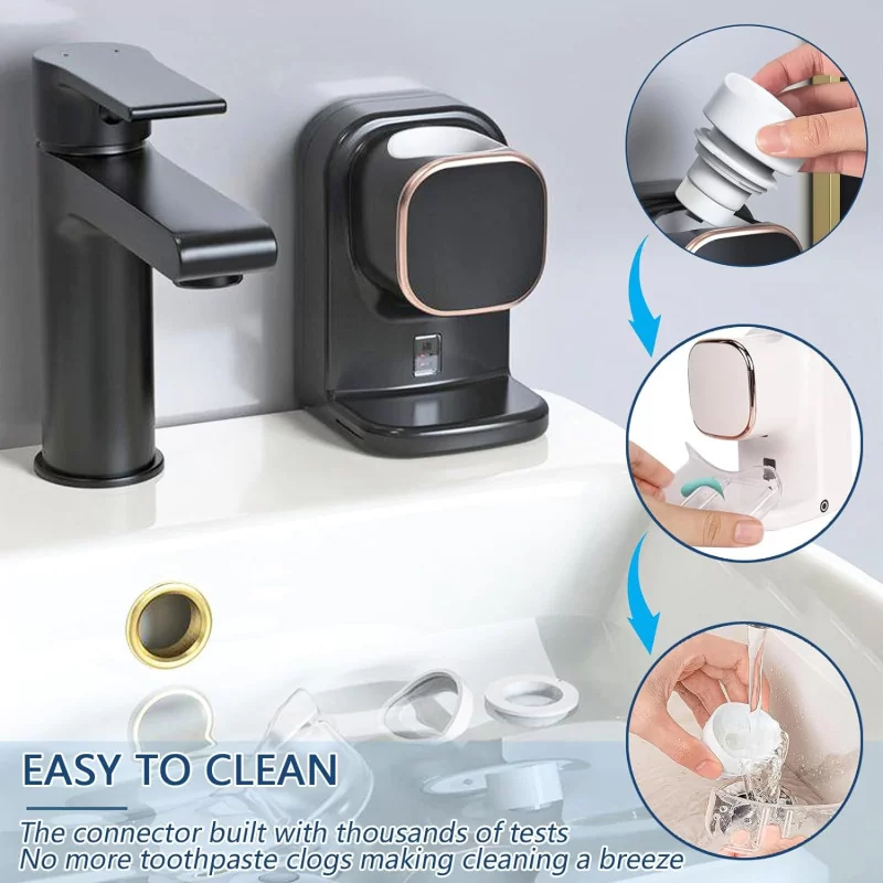Automatic Toothpaste Dispenser for Bathroom: Wall Mounted and Electric