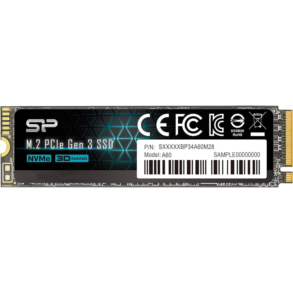 Silicon Power 2-Pack 1TB NVMe M.2 PCIe Gen3x4 2280 SSD