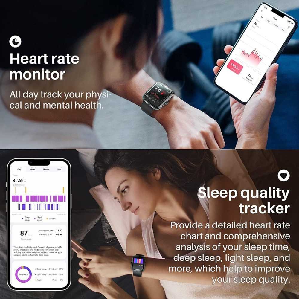 S2 40 / 44 mm Smart Watch with Alexa Built-in, Heart Rate and Blood Oxygen Monitor, Sleep Tracker, and 5ATM Waterproofing | TekChoice Electronics