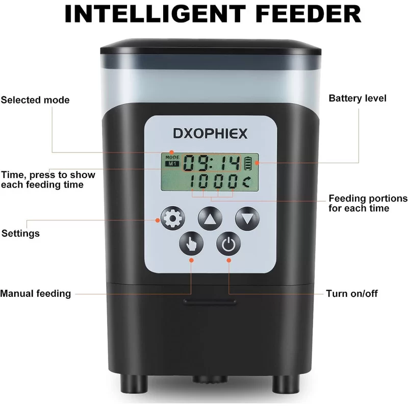 DXOPHIEX Automatic Fish Feeder