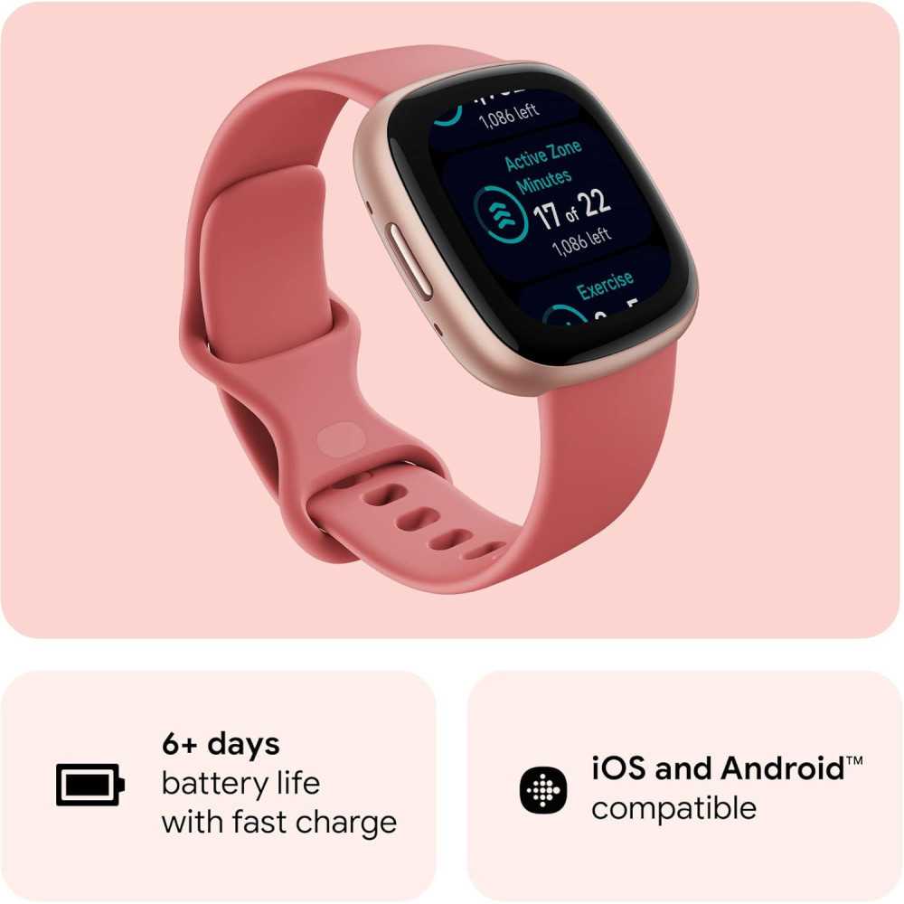 Fitbit Versa 4 Smart Watch for Peak Performance and Holistic Wellness | TekChoice Electronics