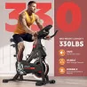 LuminoFit Exercise Bike for Home w/ 330lbs Weight Capacity