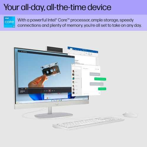 (2023) HP 23.8 inch All-in-One Desktop - Speed, Precision, and Seamless Performance in One Package | TekChoice Electronics