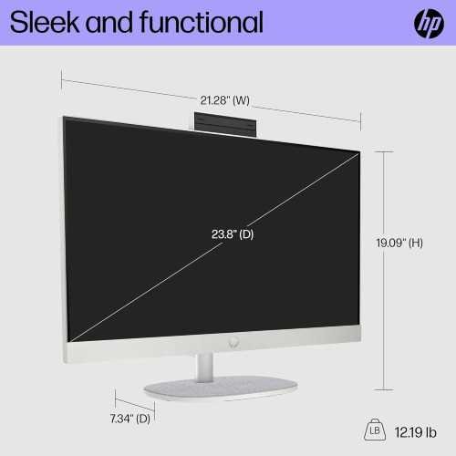 (2023) HP 23.8 inch All-in-One Desktop - Speed, Precision, and Seamless Performance in One Package | TekChoice Electronics