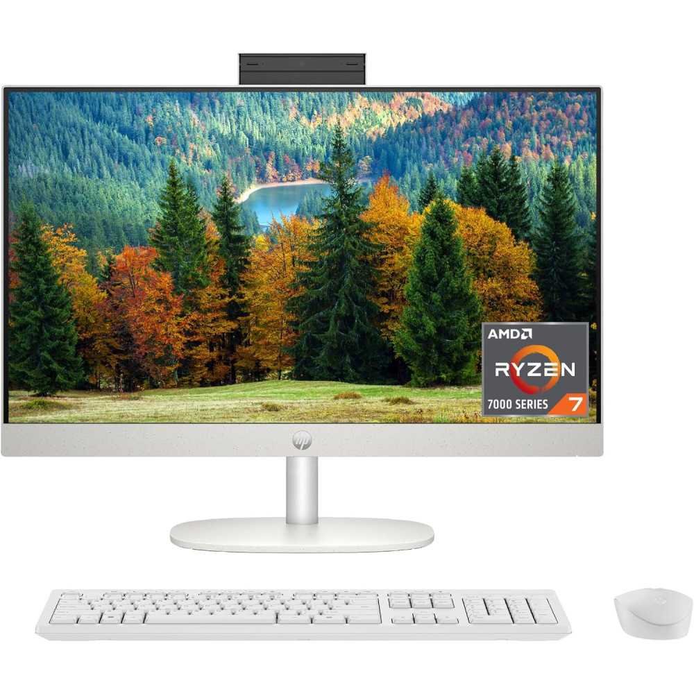 HP 23.8 inch All-in-One PC - Ryzen 5, Radeon Graphics, and Touchscreen Brilliance | TekChoice Electronics