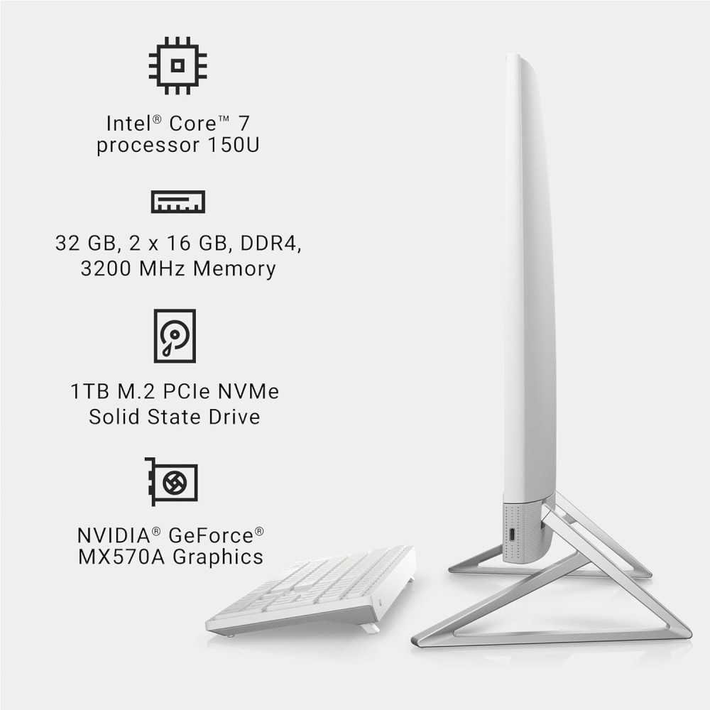 Dell Inspiron 7730 All-in-One 27 inch Desktop with 32GB RAM, 1TB SSD, and NVIDIA GeForce Graphics | TekChoice Electronics