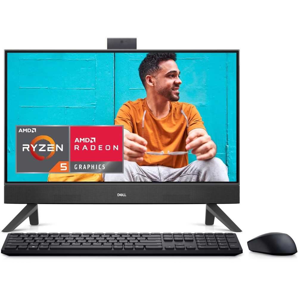 Dell Inspiron 5415 All In One Desktop 23.8 inch Full HD Touchscreen Display with AMD Ryzen 5, 16GB RAM, 1TB SSD, and Radeon Gra | TekChoice Electronics