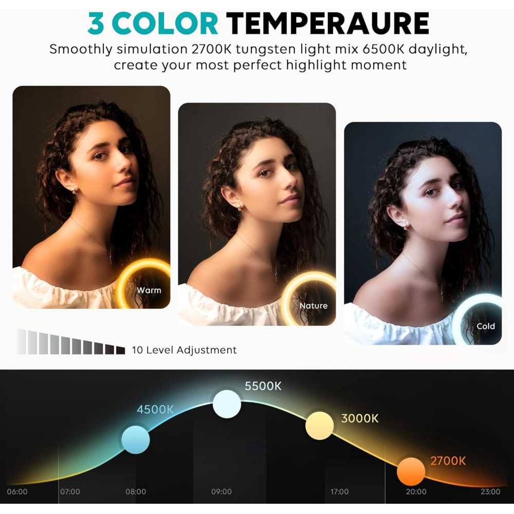 10 inch Selfie Ring Light for Perfect Pictures and Content Creation | TekChoice Electronics