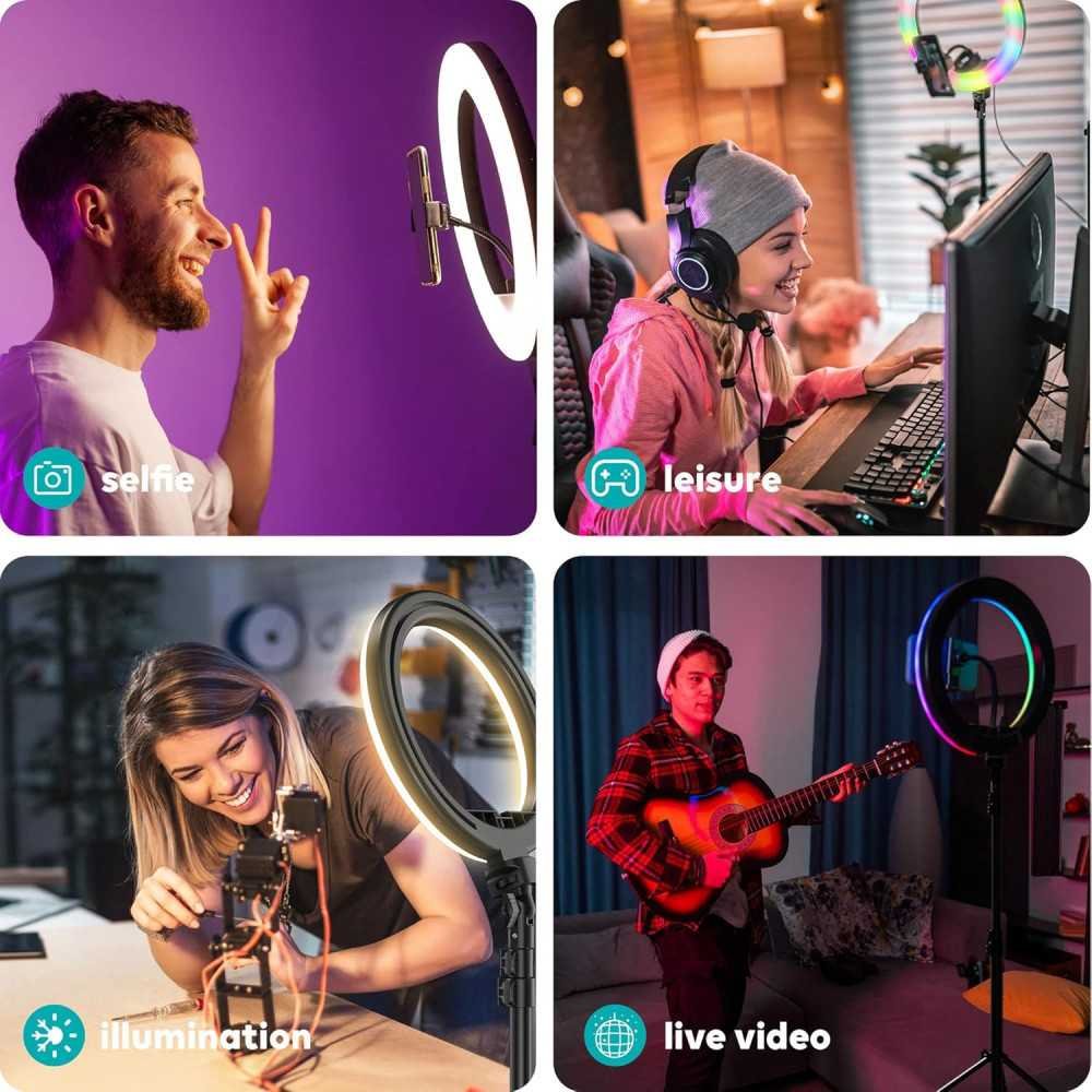 10 inch Selfie Ring Light for Perfect Pictures and Content Creation | TekChoice Electronics