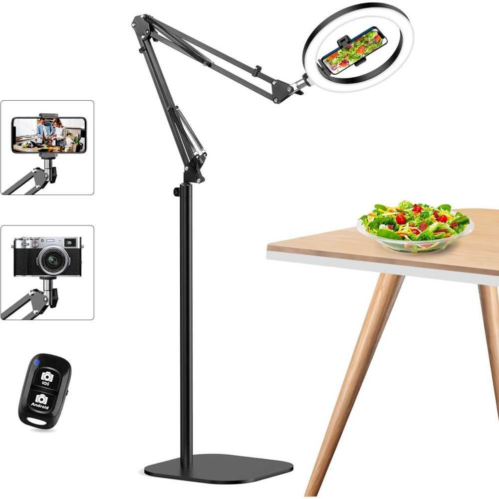 10 inch Ring Light and Floor Standing Tripod for Content Creators and Streamers | TekChoice Electronics