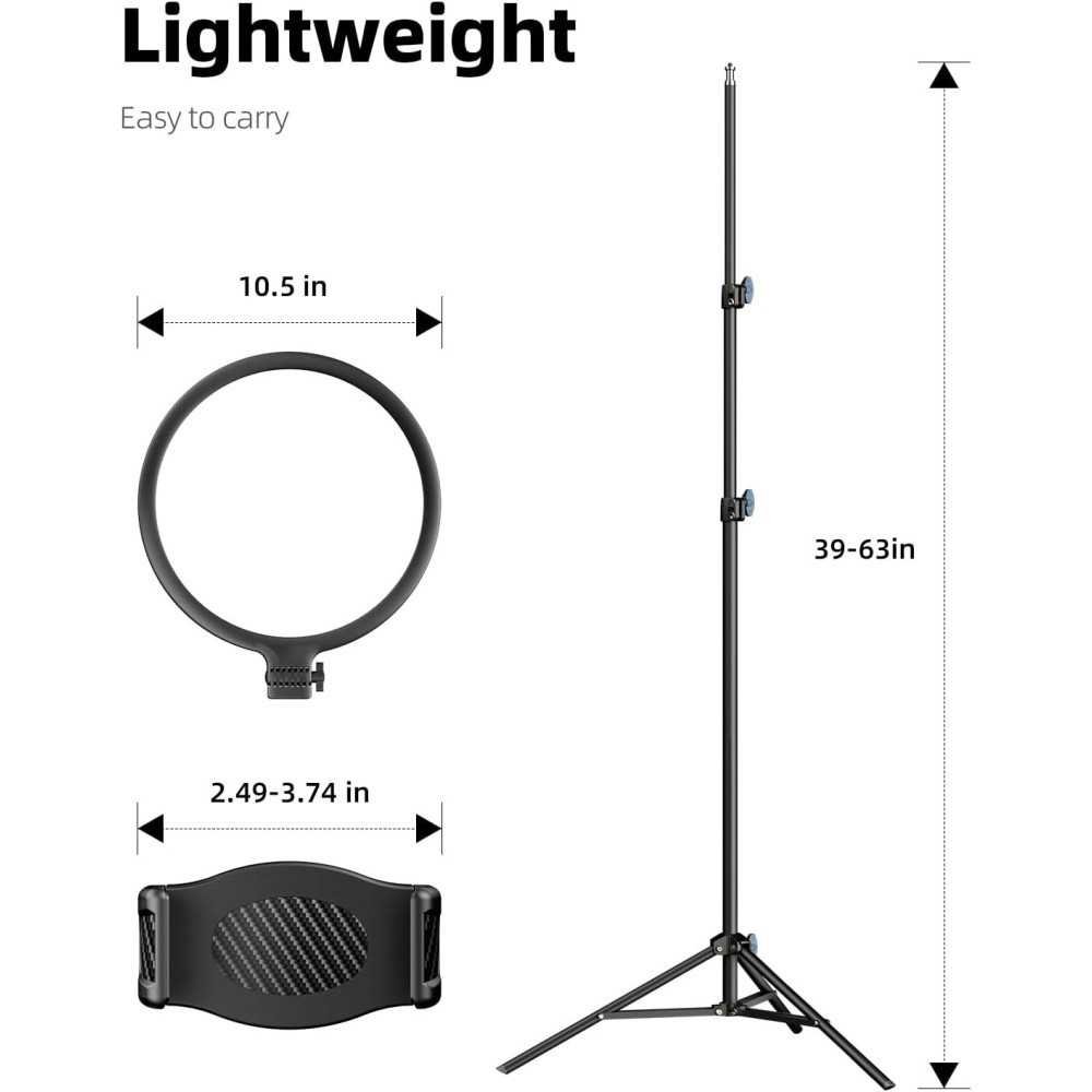 10.5 inch Ring Light Kit for Pro-Level Videos and Flawless Selfies | TekChoice Electronics