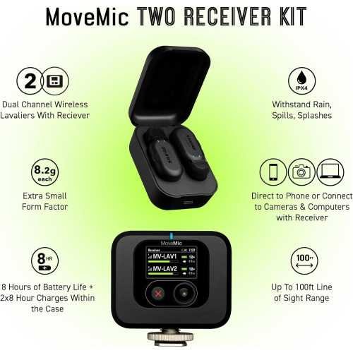 MoveMic Two Kit for Pro Wireless Lavalier Microphones